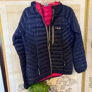 Rab woman’s microlight alpine down jacket